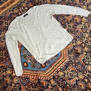 Brass Clothing light weight grey sweater women’s small